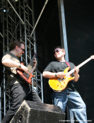 With Opus Jinks on the SGR stage at Ipswich music day 2006.