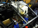 The fuel pipes fitted intot the Mojo. I need some more pipe clamps...