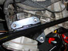 The alignment issue of the engine mounting bar at the gearbox end.