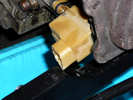 The gearbox switch fouls on the chassis...